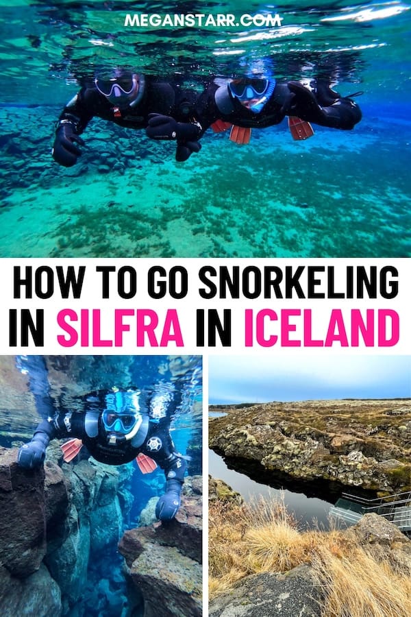 Are you looking to go snorkeling in Silfra in Iceland? This post is my review of the experience, including the best Silfra snorkeling tours! | Snorkeling tours in Silfra | Snorkeling in Iceland | Iceland snorkeling tours | Silfra tours | What to do in Iceland | Day tours from Reykjavik | Snorkel tours in Iceland | Unique things to do in Iceland | Unique things to do in Reykjavik | Day trips from Reykjavik | Reykjavik tours | Iceland tours