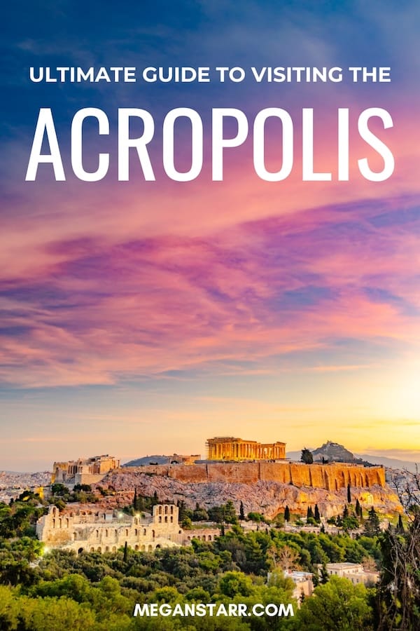 Planning to visit the Acropolis on your trip to Greece this year? My guide gives you details about when to go, which ticket to purchase, and some useful tips! | Acropolis tickets | Acropolis opening hours | Best time to visit the Acropolis | Acropolis travel tips | Acropolis practical information | Things to do in Athens | How to get to the Acropolis | Tickets to the Acropolis | Acropolis tours | Acropolis guide | Acropolis tips | Visiting the Acropolis | Visit Acropolis