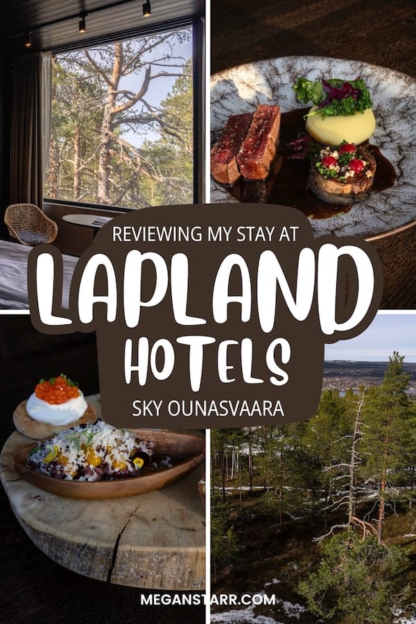 Are you considering booking a stay at Lapland Hotels Sky Ounasvaara in Rovaniemi, Finland? This guide reviews my stay and shares highlights! | Where to stay in Rovaniemi | Rovaniemi hotels | Hotels in Rovaniemi | Ounasvaara Rovaniemi | Where to stay near Santa Claus Village | Rovaniemi accommodation | Places to stay in Rovaniemi | Best hotels in Rovaniemi Finland | Rovaniemi lodging | Rovaniemi in winter