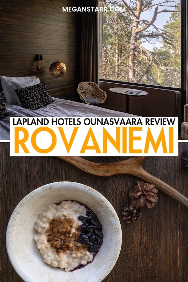 Are you considering booking a stay at Lapland Hotels Sky Ounasvaara in Rovaniemi, Finland? This guide reviews my stay and shares highlights! | Where to stay in Rovaniemi | Rovaniemi hotels | Hotels in Rovaniemi | Ounasvaara Rovaniemi | Where to stay near Santa Claus Village | Rovaniemi accommodation | Places to stay in Rovaniemi | Best hotels in Rovaniemi Finland | Rovaniemi lodging | Rovaniemi in winter