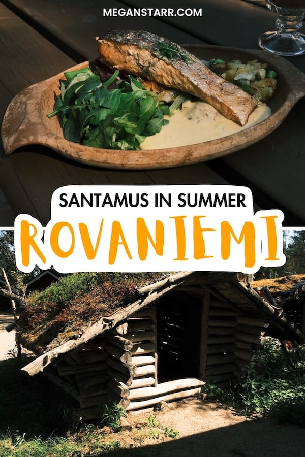 Looking to visit Santamus in Rovaniemi this summer? This guide details what to expect at Santamus in summer, including menu items, opening hours, and more. | Rovaniemi restaurants | Restaurants in Rovaniemi | Rovaniemi in summer | Summer in Rovaniemi | Rovaniemi in June | Rovaniemi in July | Rovaniemi in August | What to do in Rovaniemi in summer | Where to eat in Rovaniemi | Places to eat in Rovaniemi | Santa Claus Village restaurants