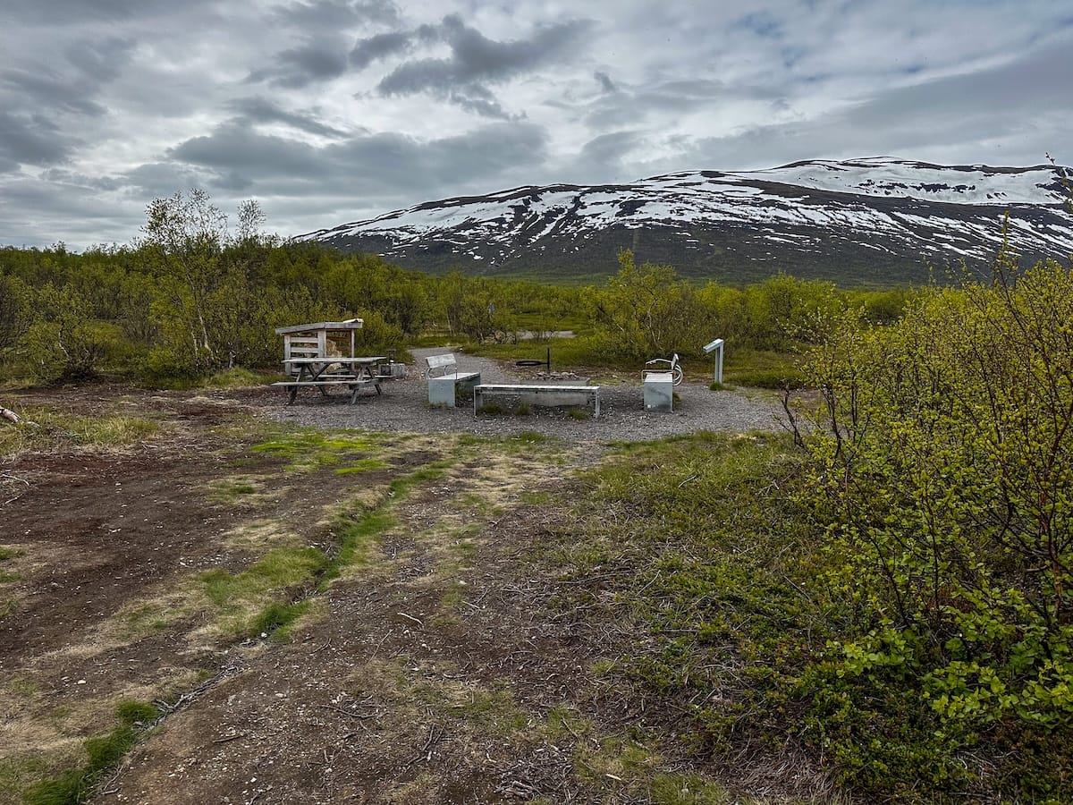 Hiking during summer in Abisko