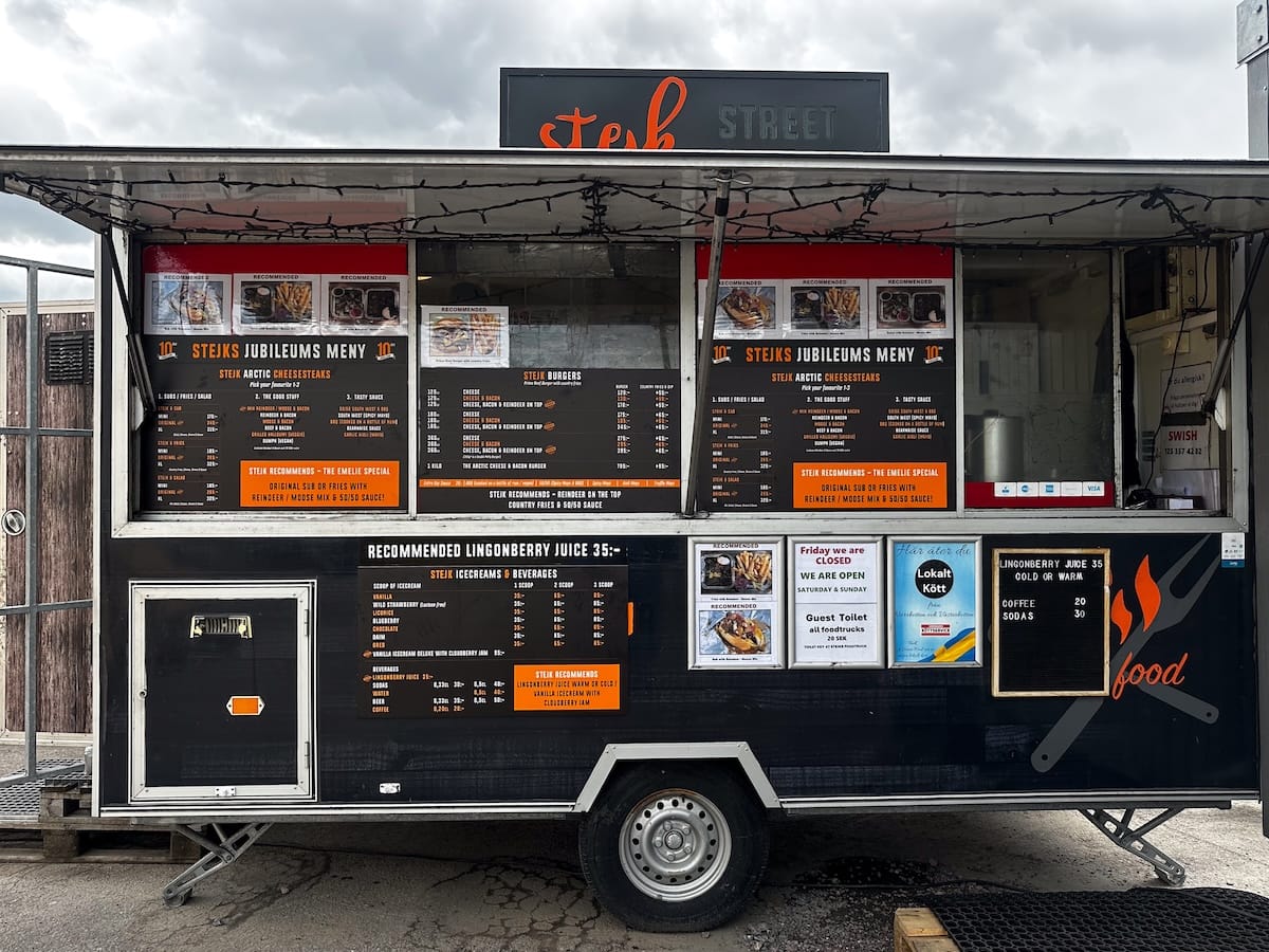 Stejk Street Food in Kiruna