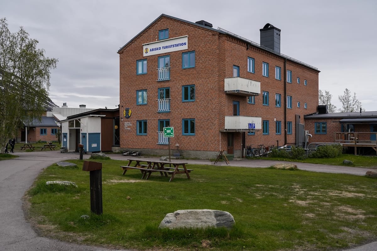 Outside STF Abisko Turiststation