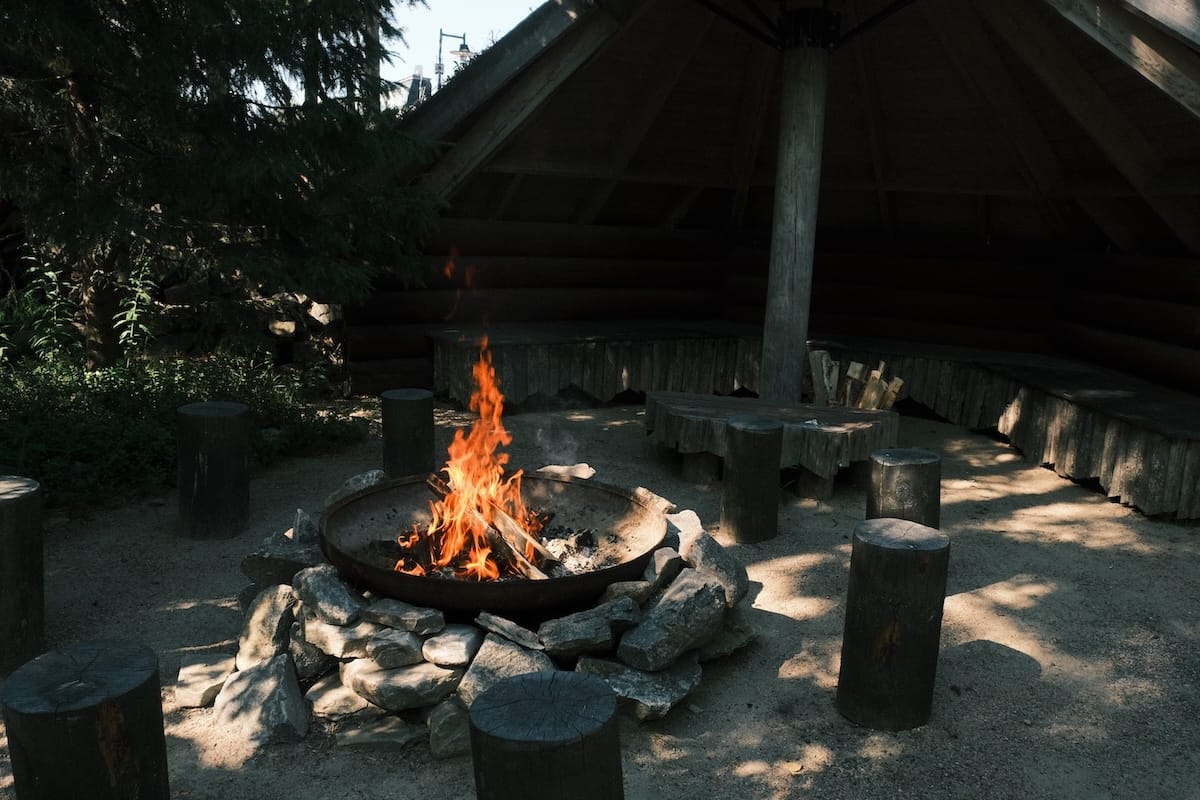 Enjoying time at Rovaniemi's Santamus in summer
