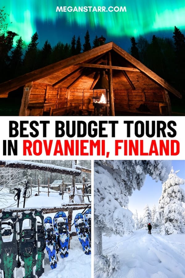 If you are looking for budget tours in Rovaniemi, you've come to the right place! These Rovaniemi affordable tours are great for winter travelers on a shoestring. | Budget-friendly tours in Rovaniemi | Rovaniemi on a budget | Rovaniemi budget tours | Rovaniemi budget excursions | Budget activities in Rovaniemi | What to do in Rovaniemi on a budget | Things to do in Rovaniemi on a budget | Affordable tours in Rovaniemi | Cheap tours in Rovaniemi