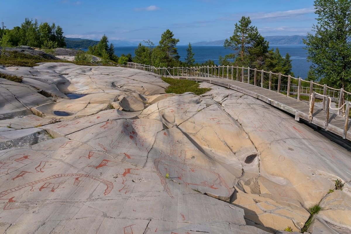 Rock art in Alta, Norway