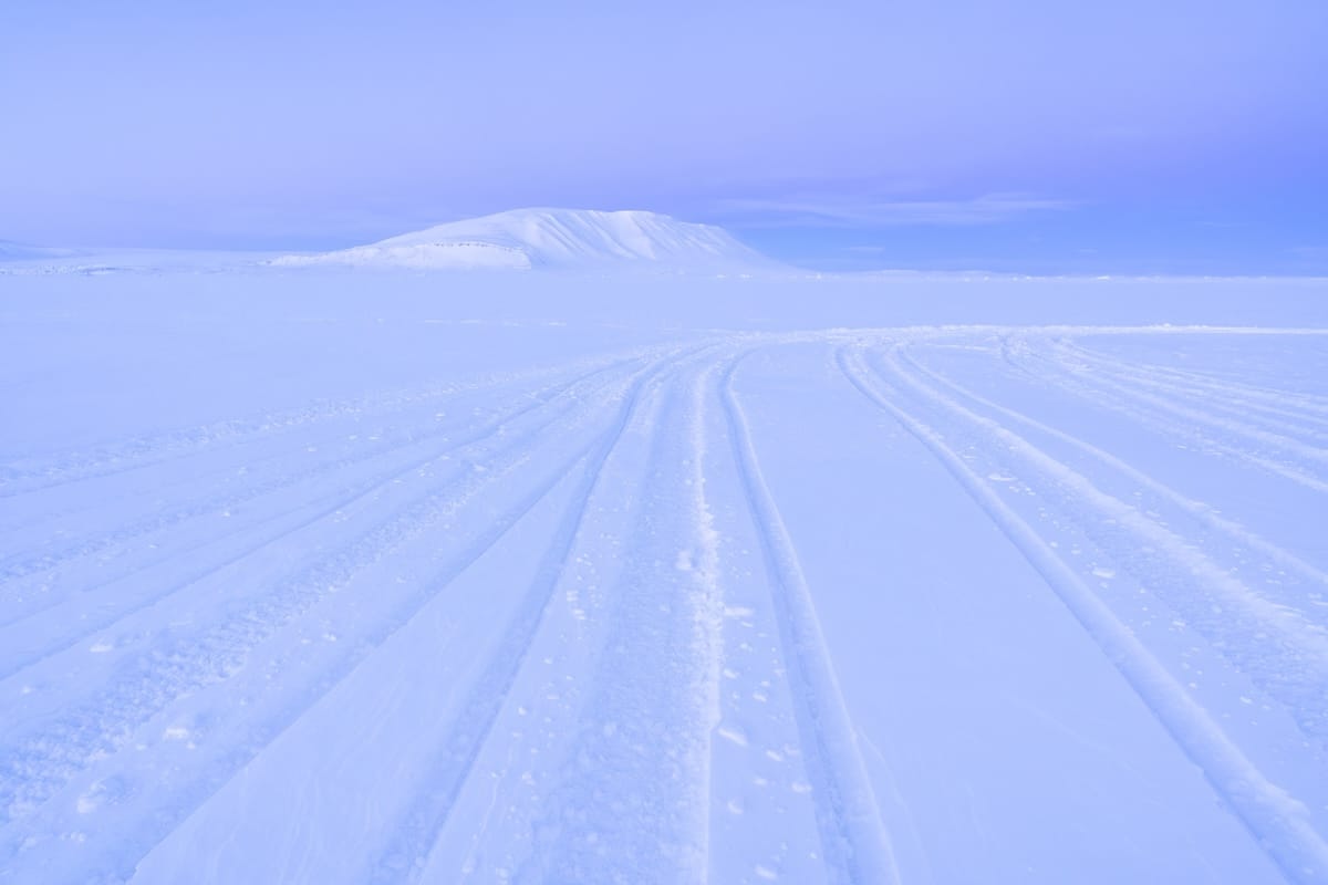 Eastern Spitsbergen in February