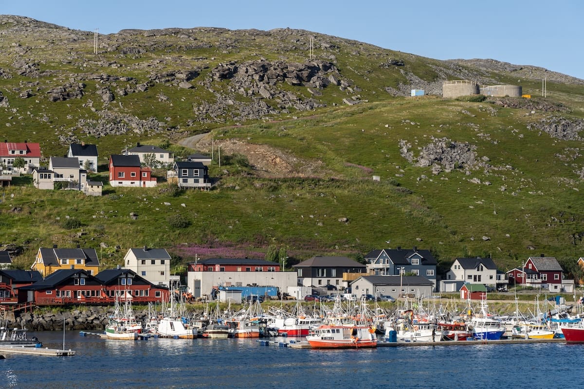 View of Havøysund, Norway