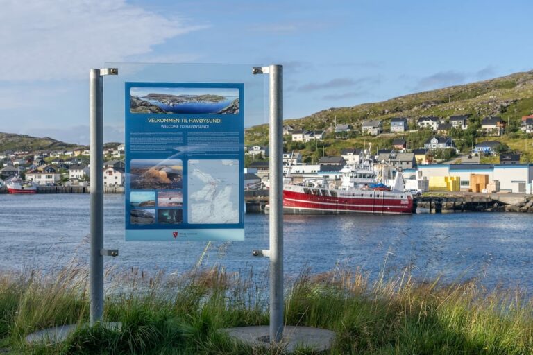Views of Havøysund (from across Havøysundet)