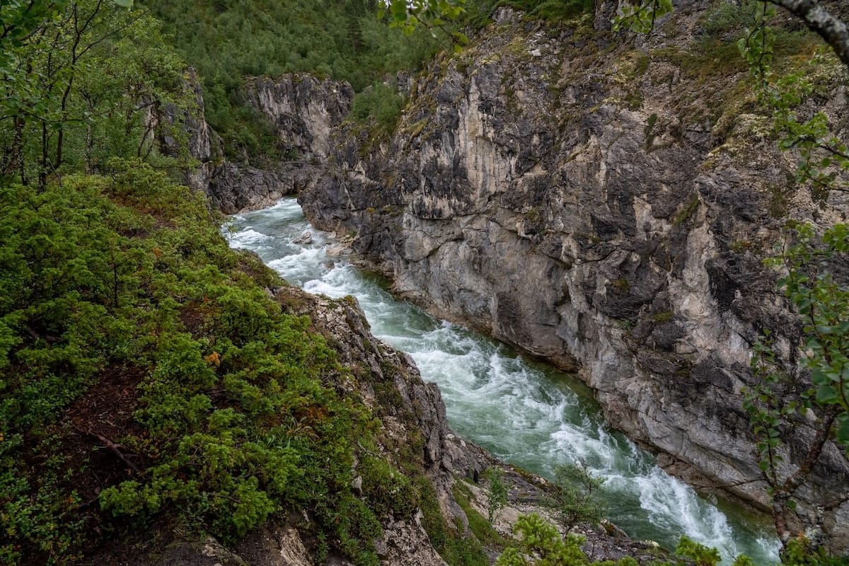 Silfar Canyon in Børselv, Norway