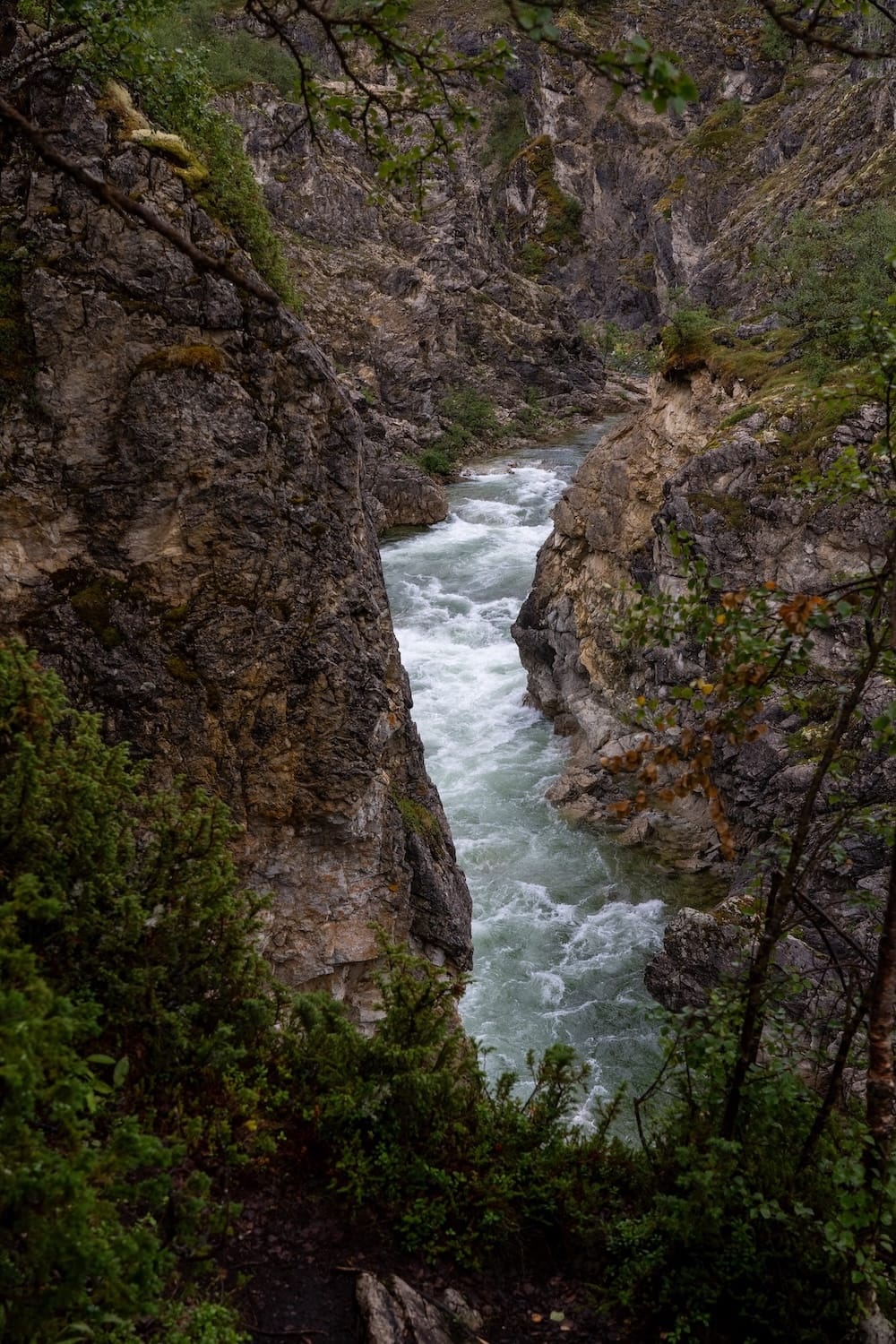Silfar Canyon in Børselv, Norway