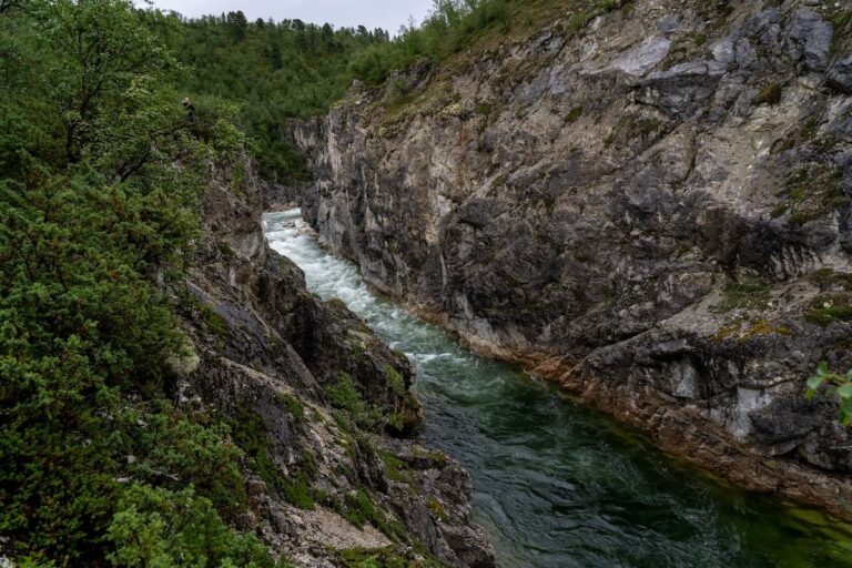 Silfar Canyon in Børselv, Norway