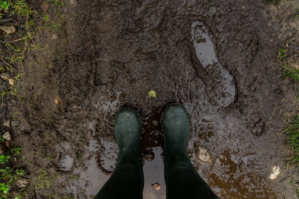 Job well-done, wellies