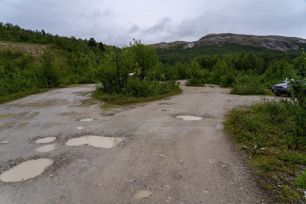 Which brings you to this huge parking lot
