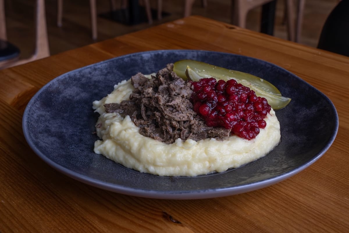 Sauteed reindeer at Ukko