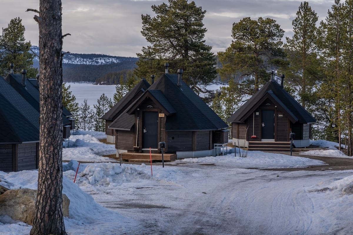 Glass igloos in March 2025