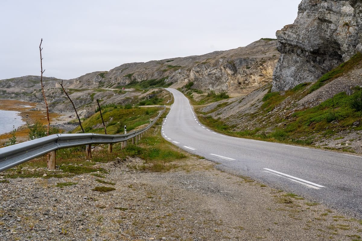 Driving the Sværholt Peninsula (in the incessant rain)