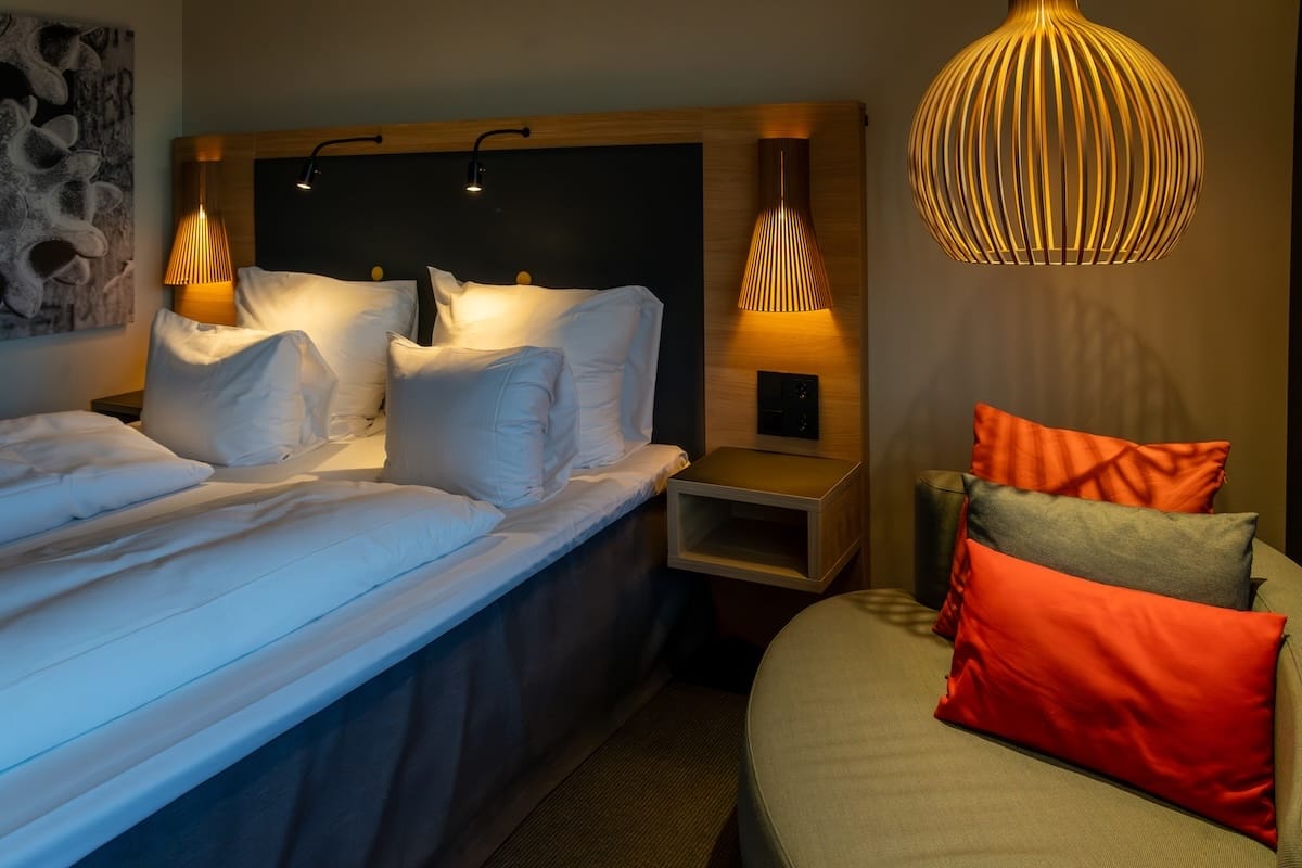 Room at the Clarion The Edge in Tromsø (more luxurious hotel there)