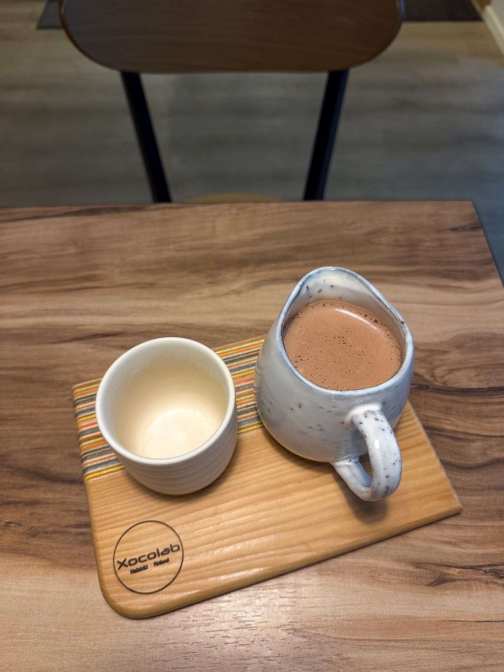 Hot chocolate at Xocolab
