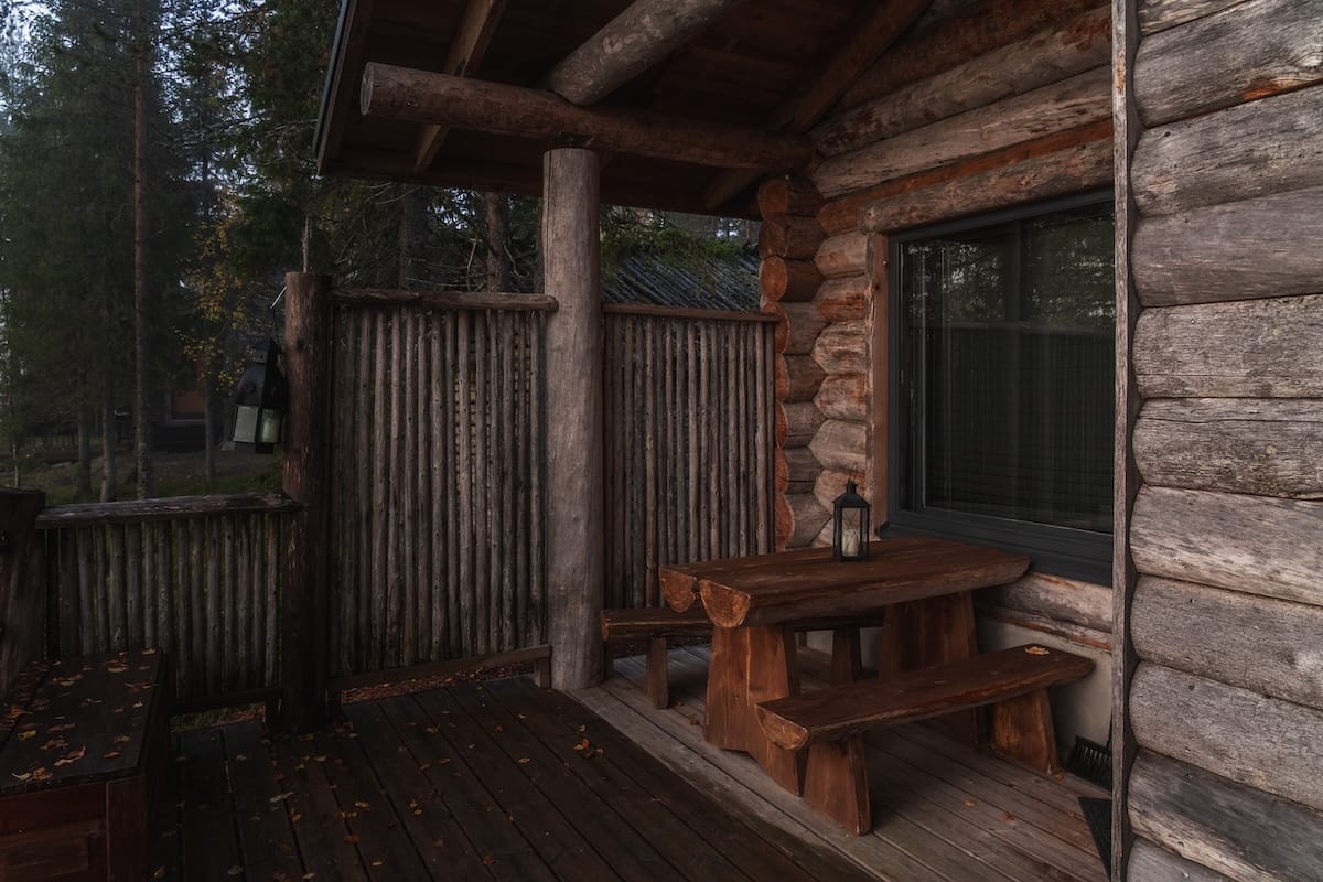 Iisakki Glass Village sauna