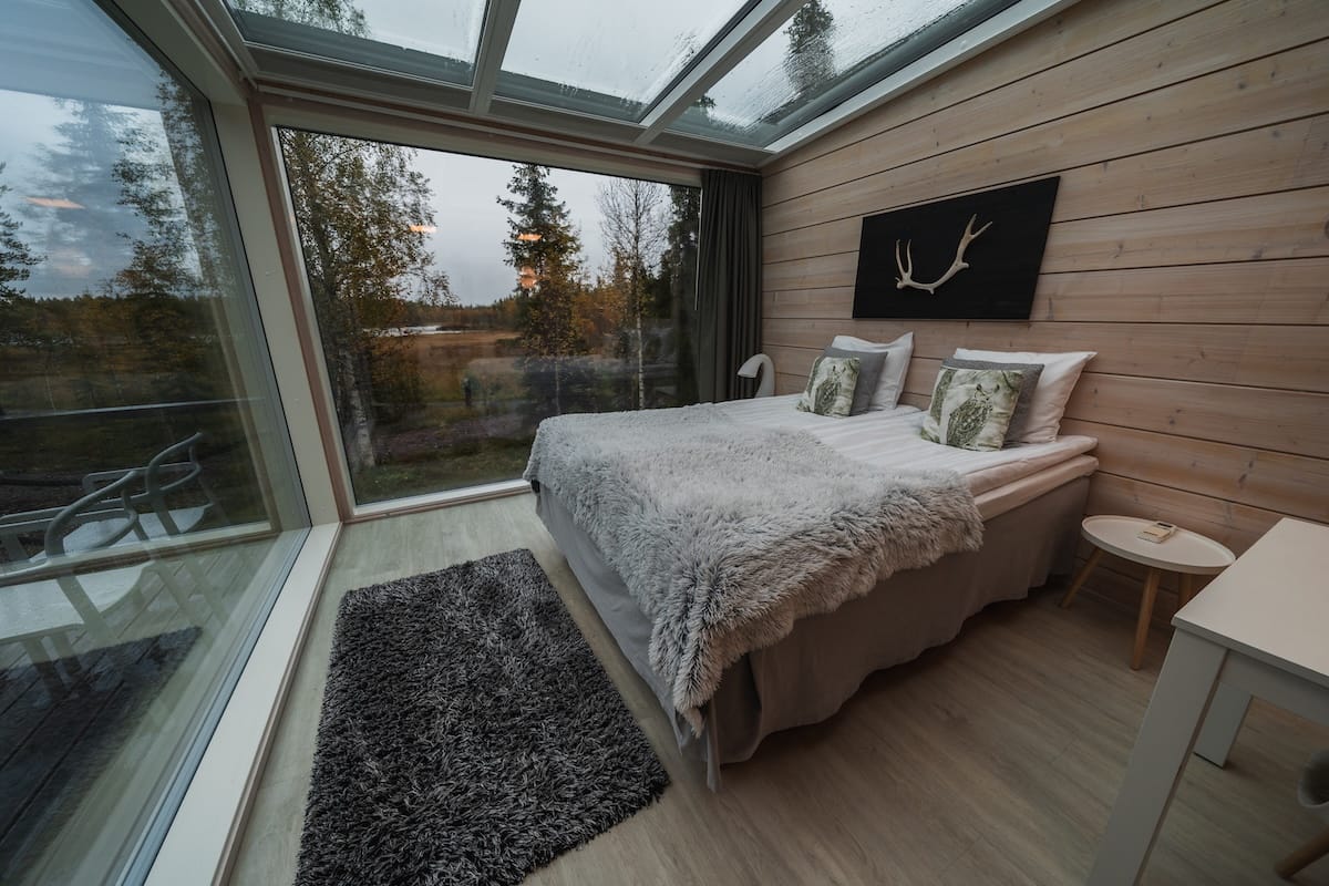 Another angle of my glass cabin