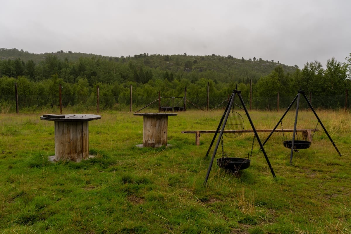 Outside area where the tours often start in winter