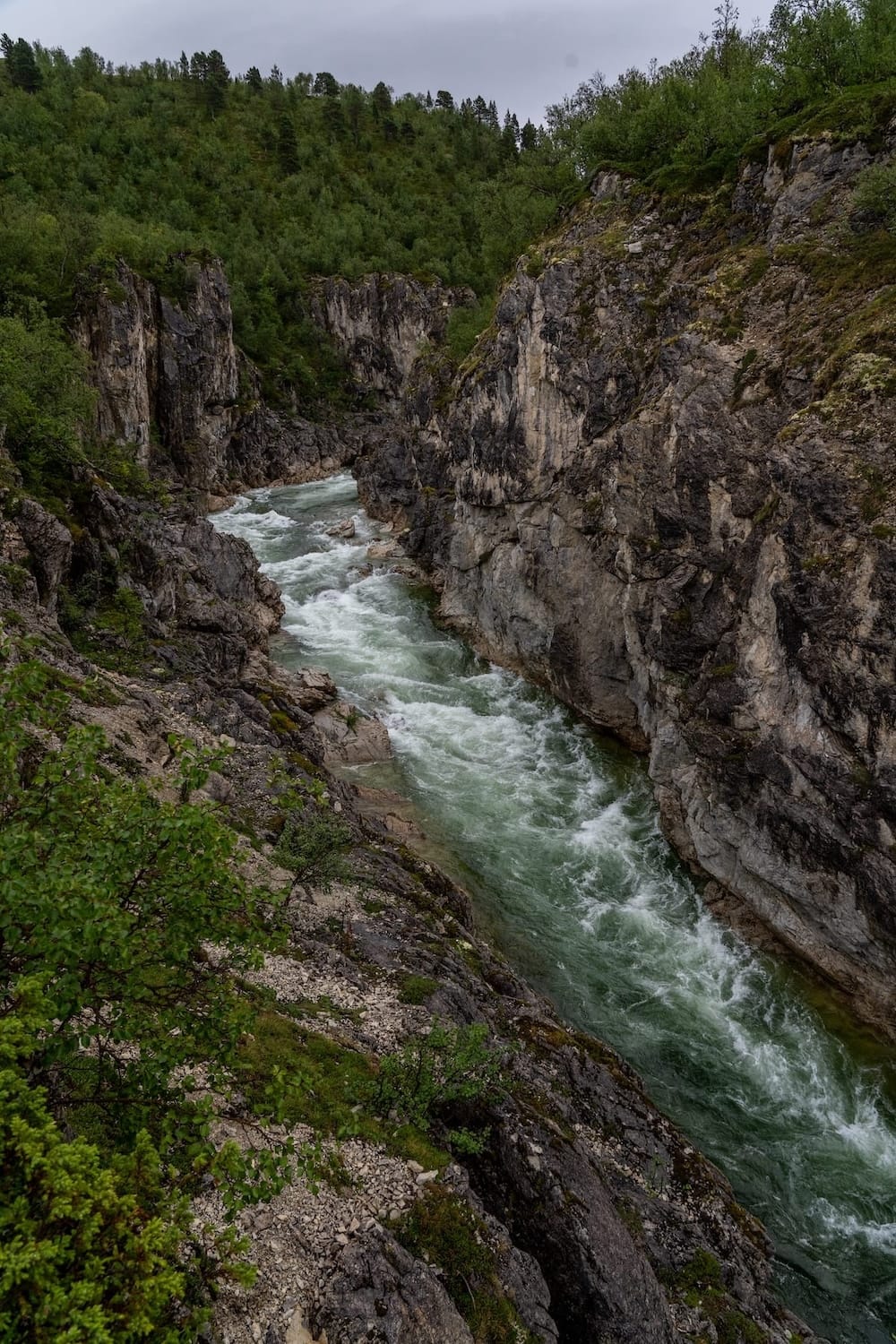 Silfar Canyon in Børselv, Norway