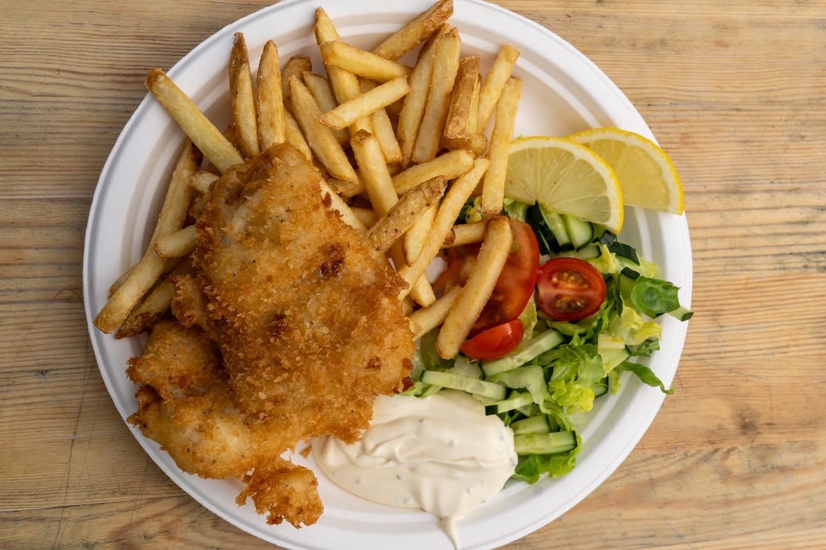 The tastiest fish and chips at NordVilt2!