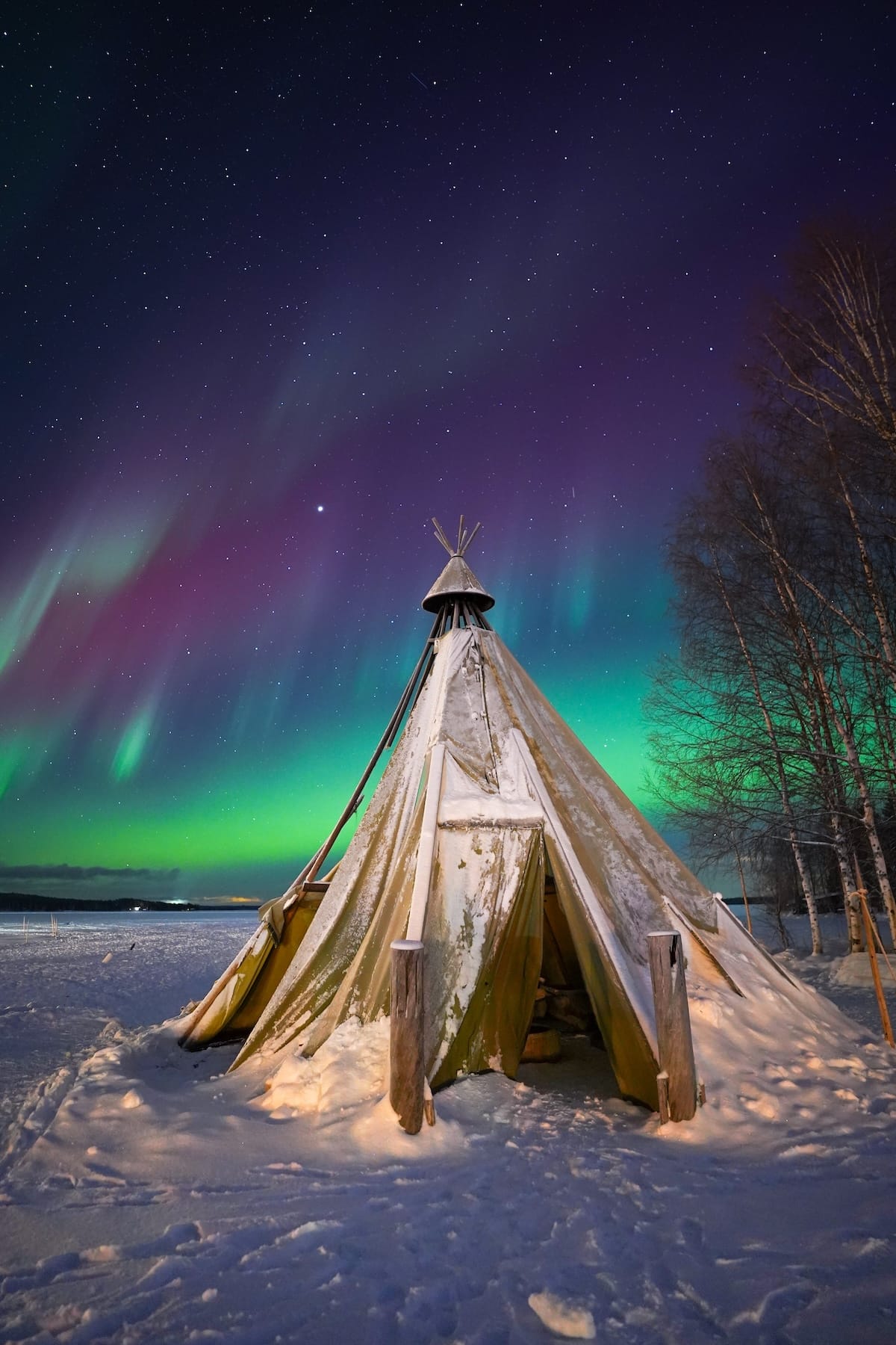 December at Apukka Resort in Rovaniemi