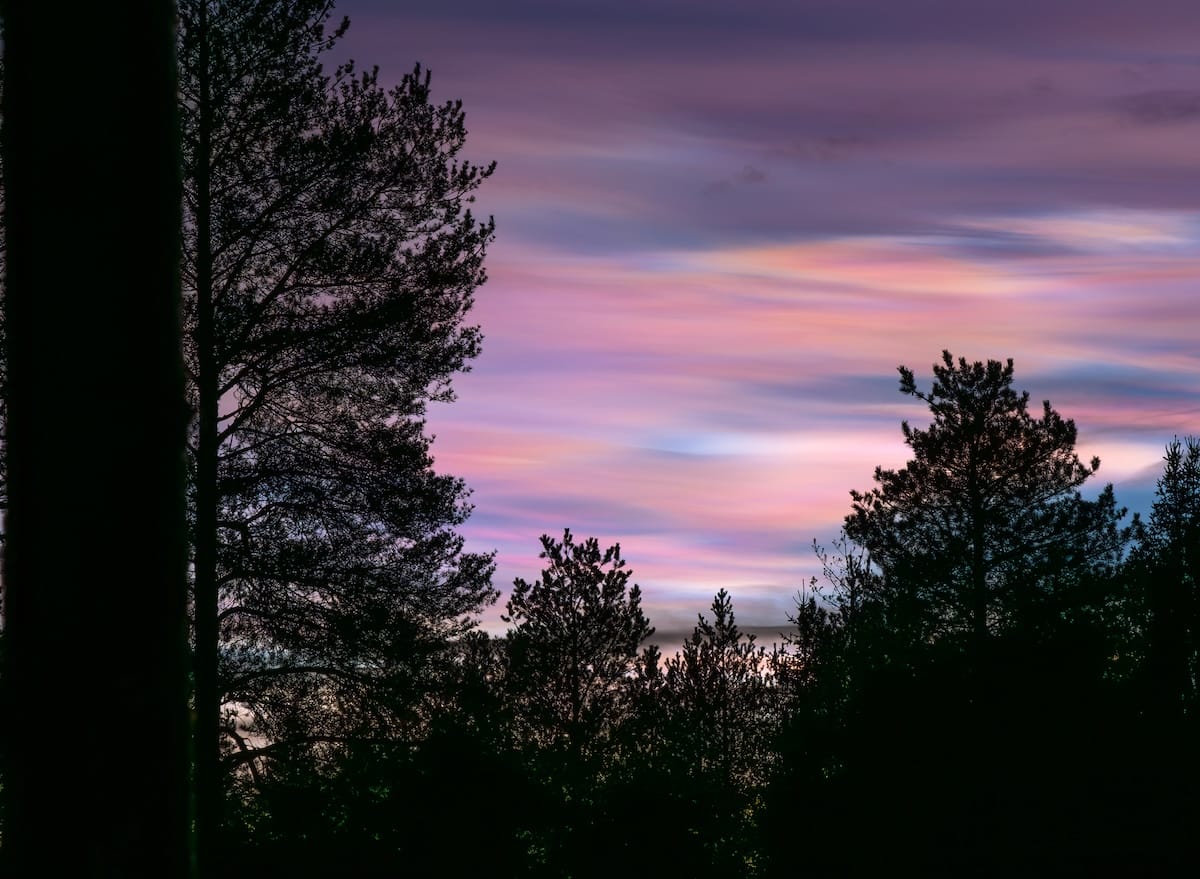 Polar Stratospheric Clouds in December