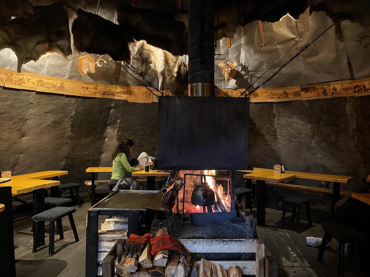 Inside Santa's Salmon Place