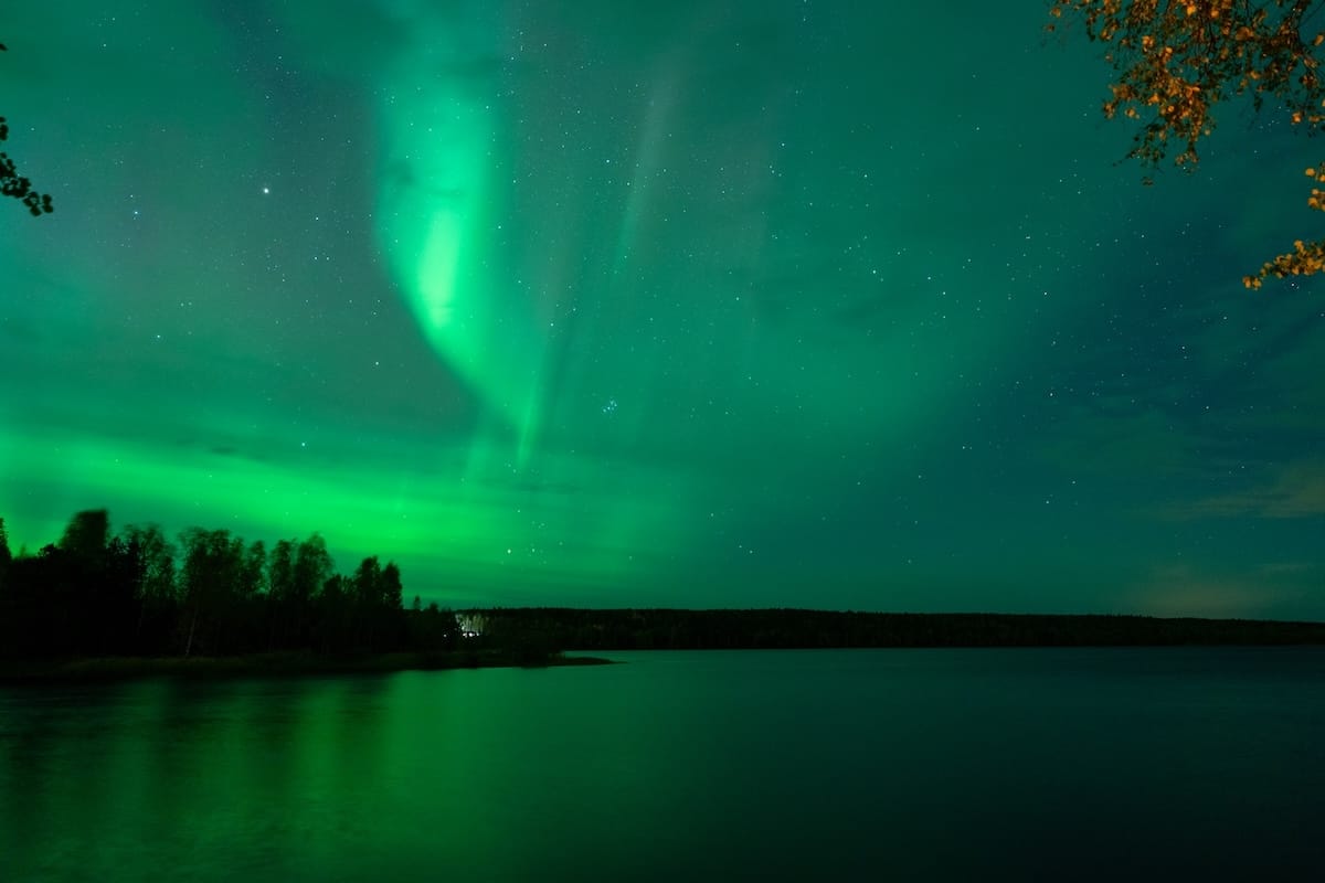 The northern lights at Silver Birch