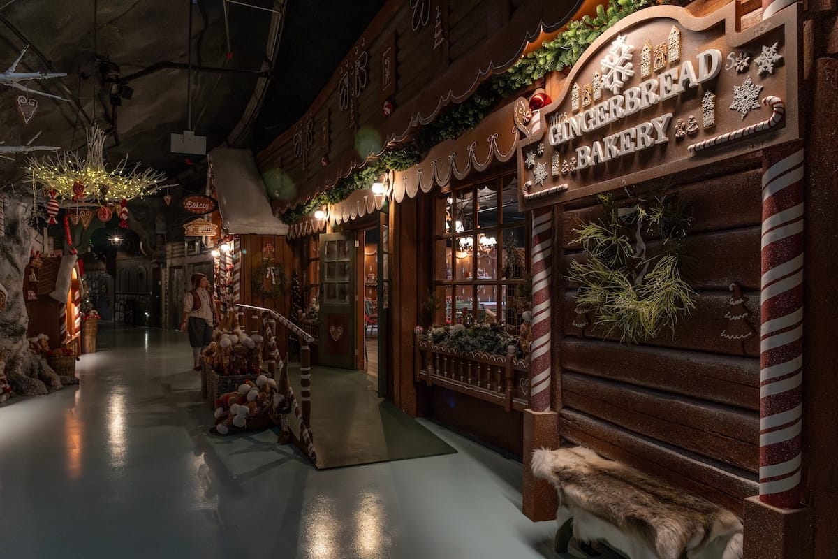 Outside Mrs. Gingerbread's Cafe
