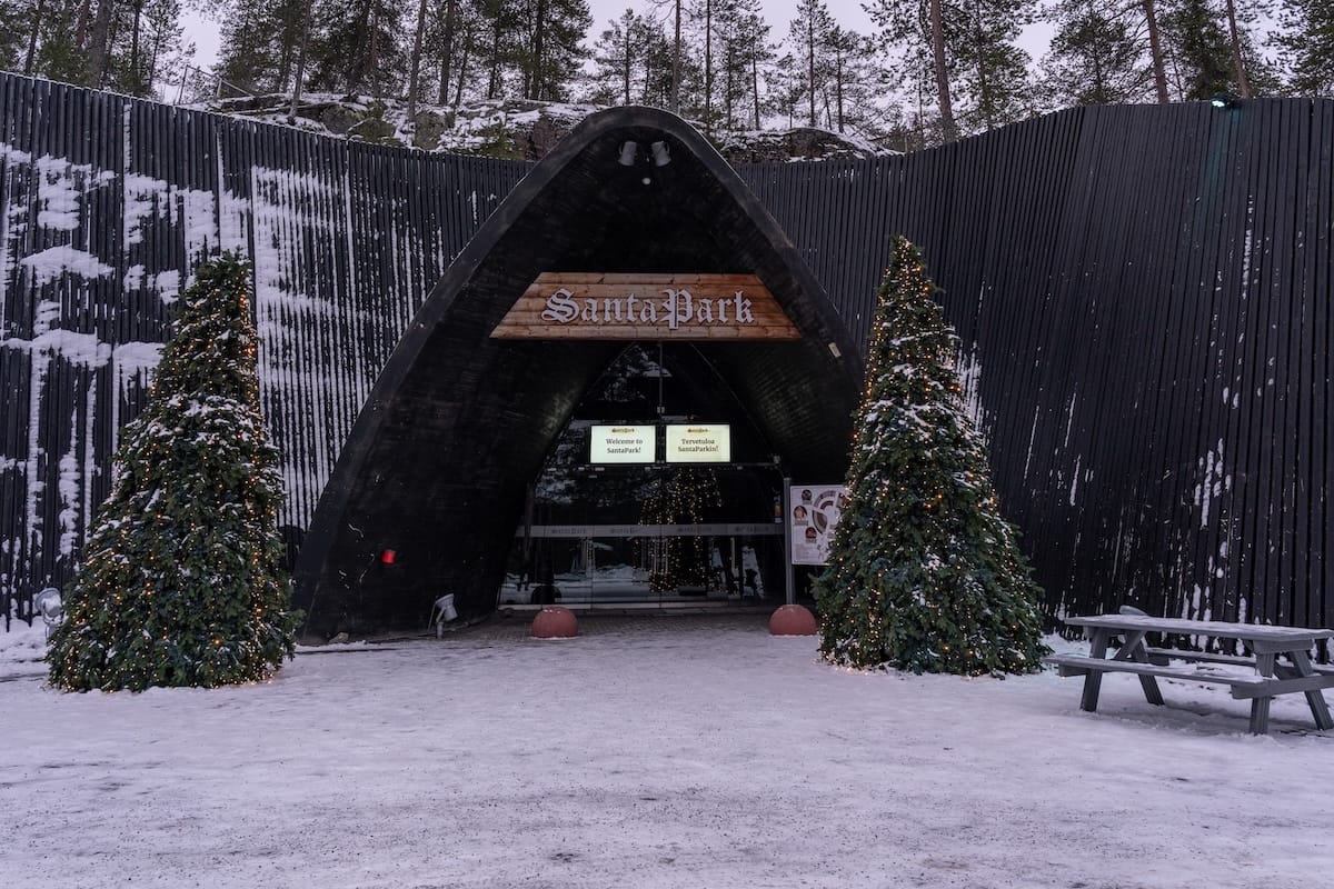 SantaPark in Rovaniemi entrance