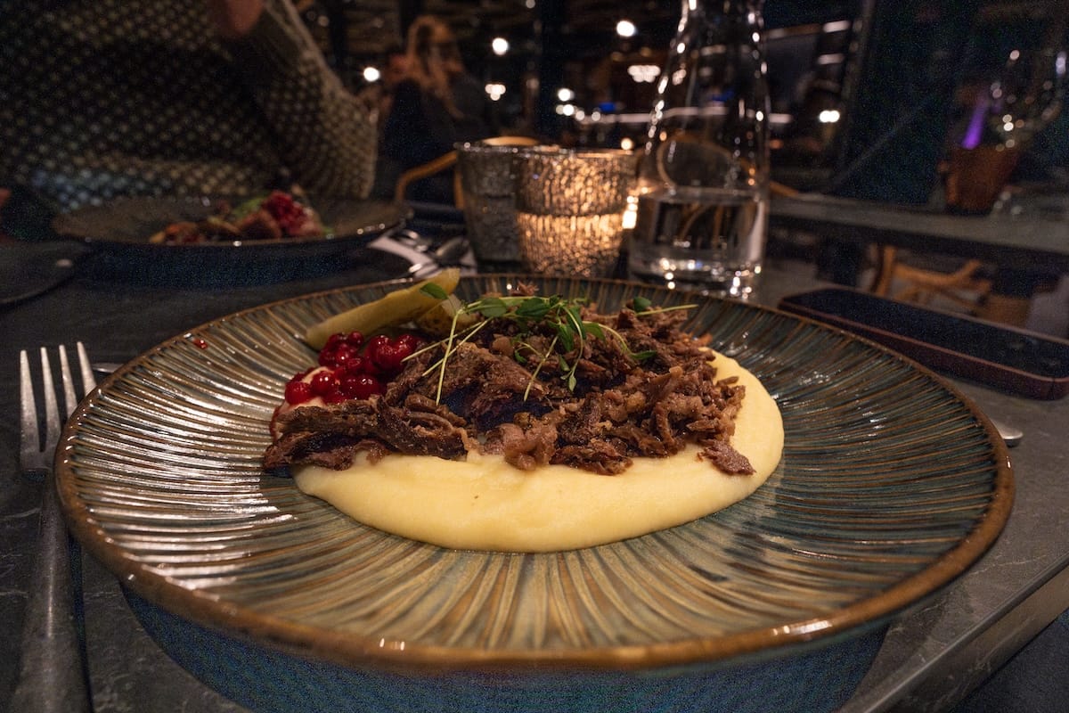 Sauteed reindeer (was okay)