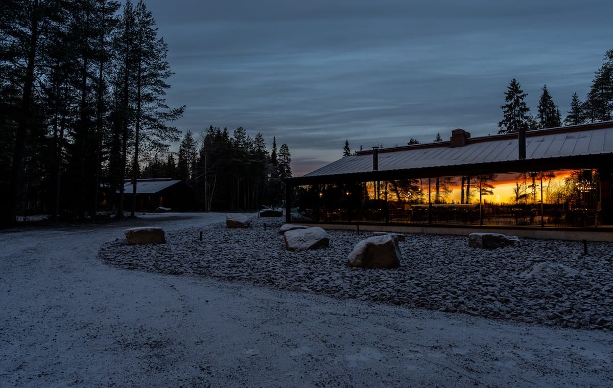 Restaurant and reception at Vaattunki