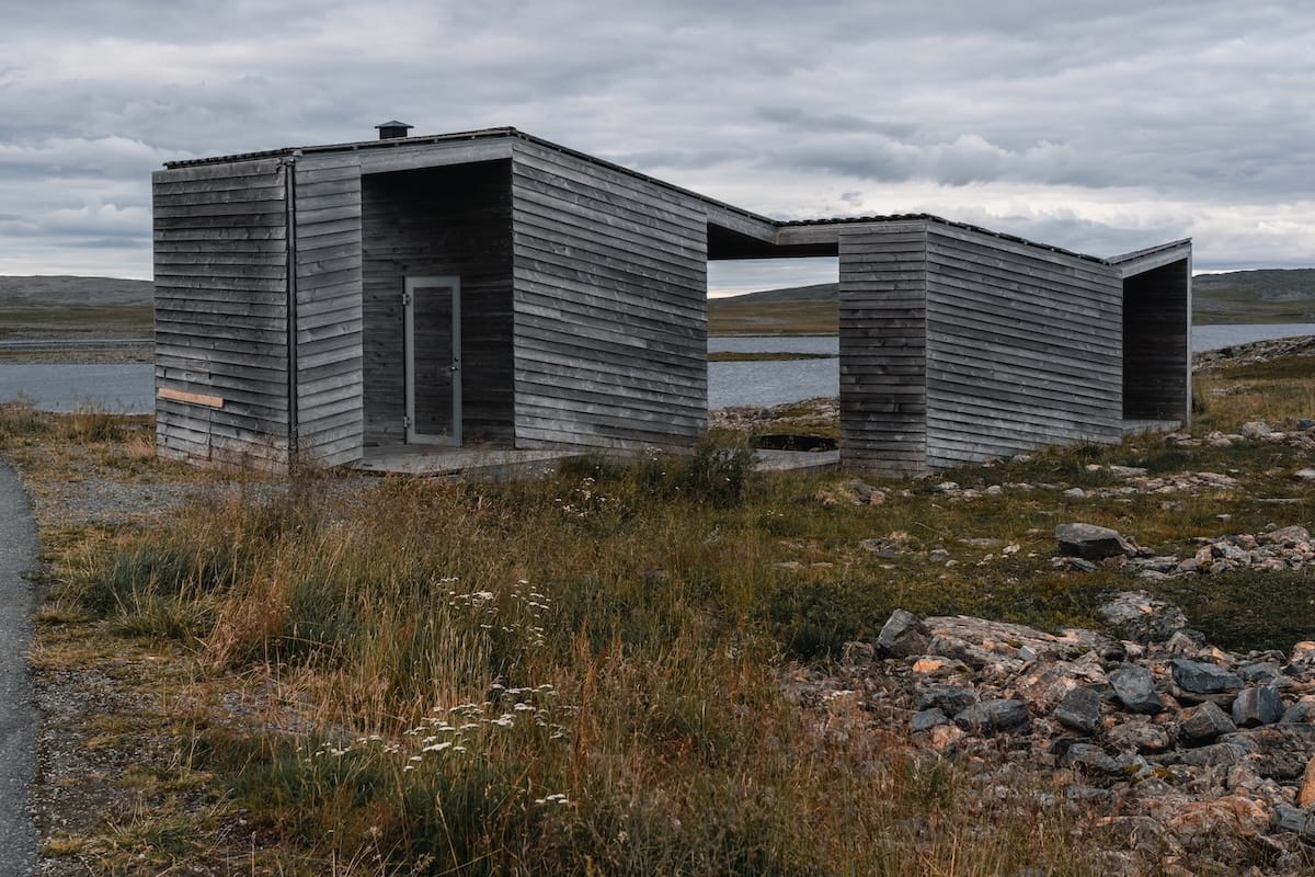 Rest stop at the top of Nordkynvegen's highest points - obviously taken in summer