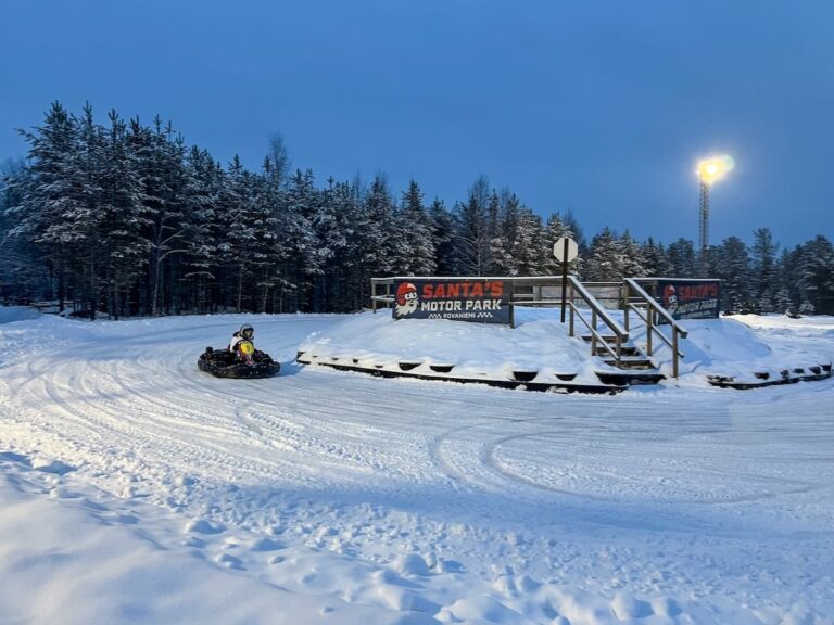 Ice karting in Rovaniemi | Santa's Motor Park