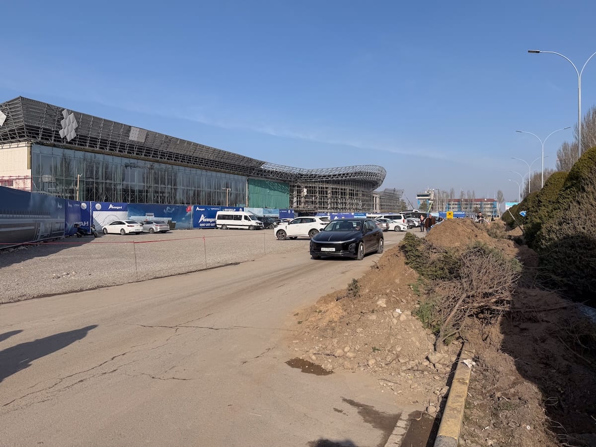 a road with a lot of construction on it