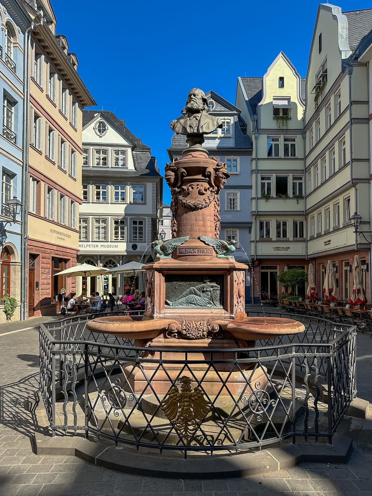 an old town in a german city