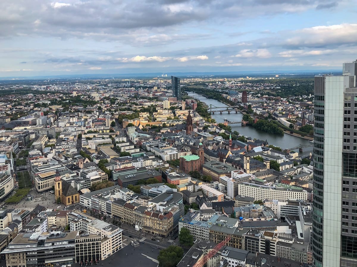a view over a city