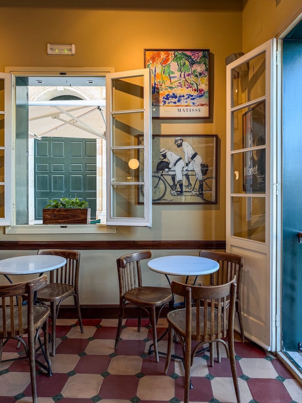 an old-fashioned cafe in spain