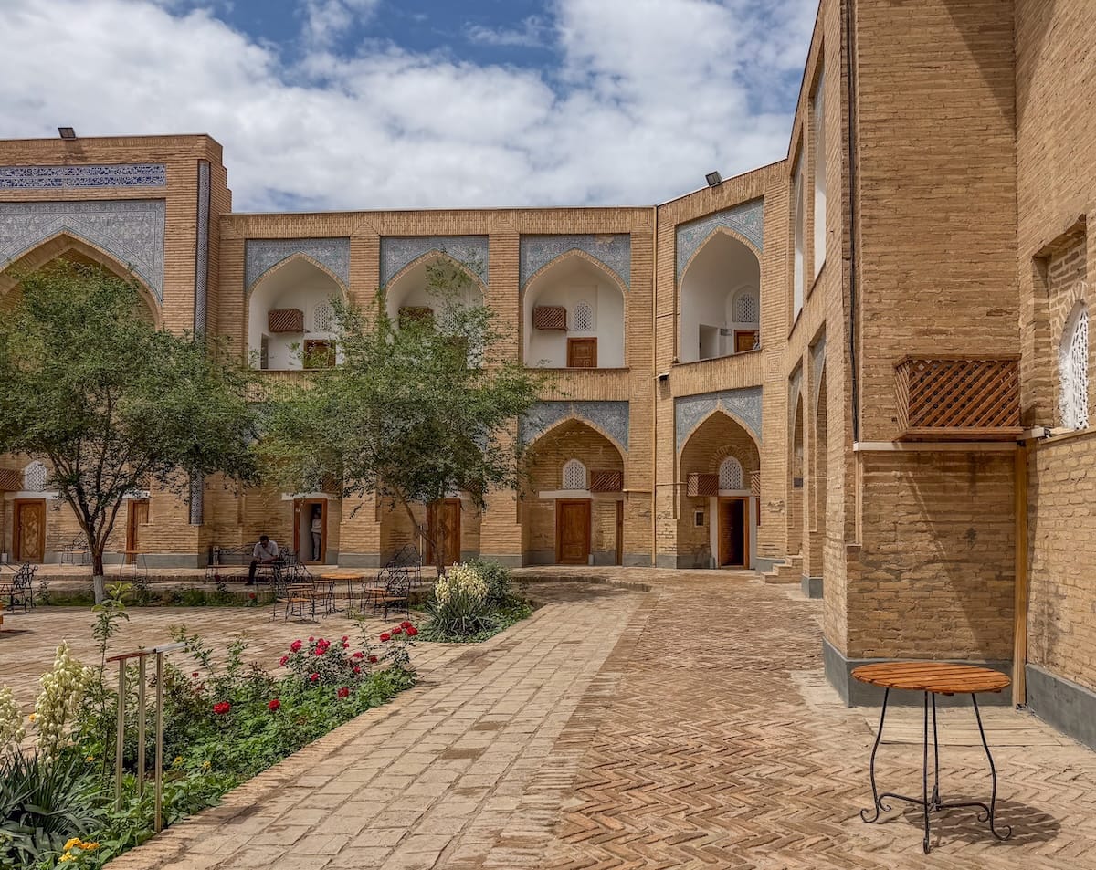 an old madrasah turned hotel in khiva, uzbekistan | how many days do you need in Khiva