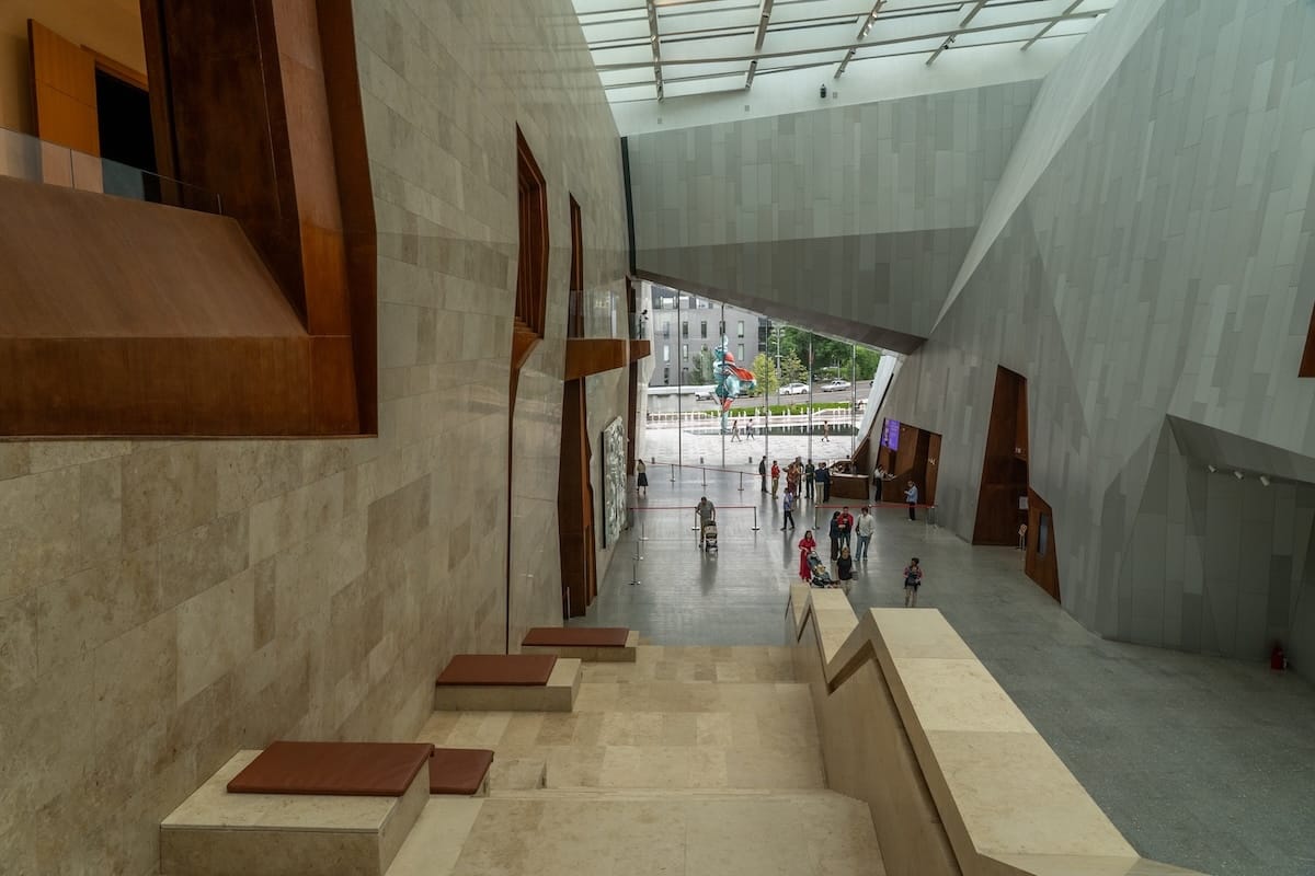 Almaty Museum of Arts

a contemporary art museum with a beautiful design on the inside